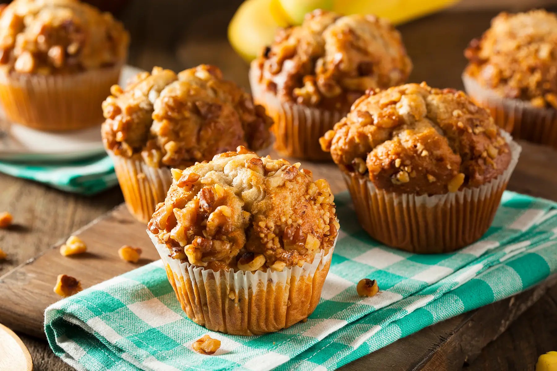 Morning Glory Coffee Walnut Muffins