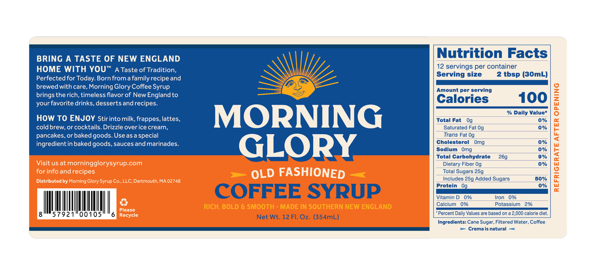 Morning Glory Old Fashioned Coffee Syrup - 12 fl oz