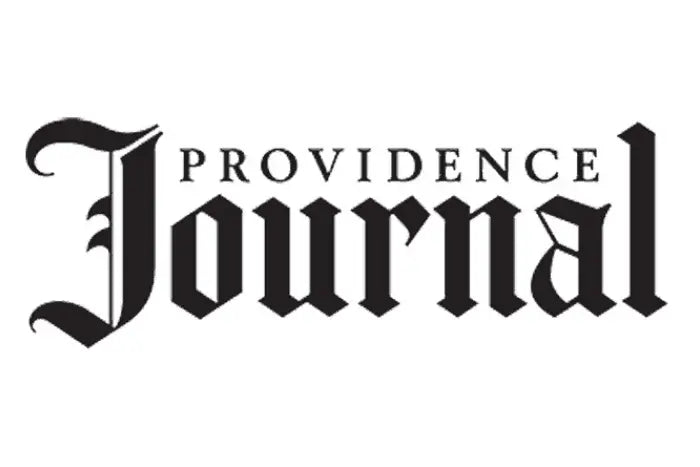 The logo for the Providence Journal, featuring the words 'PROVIDENCE Journal' in black gothic-style lettering on a plain white background.